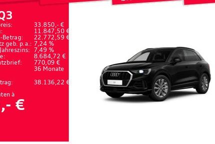 Audi Q3 10.778 km 33.850 &euro; Frankfurt am Main 60314