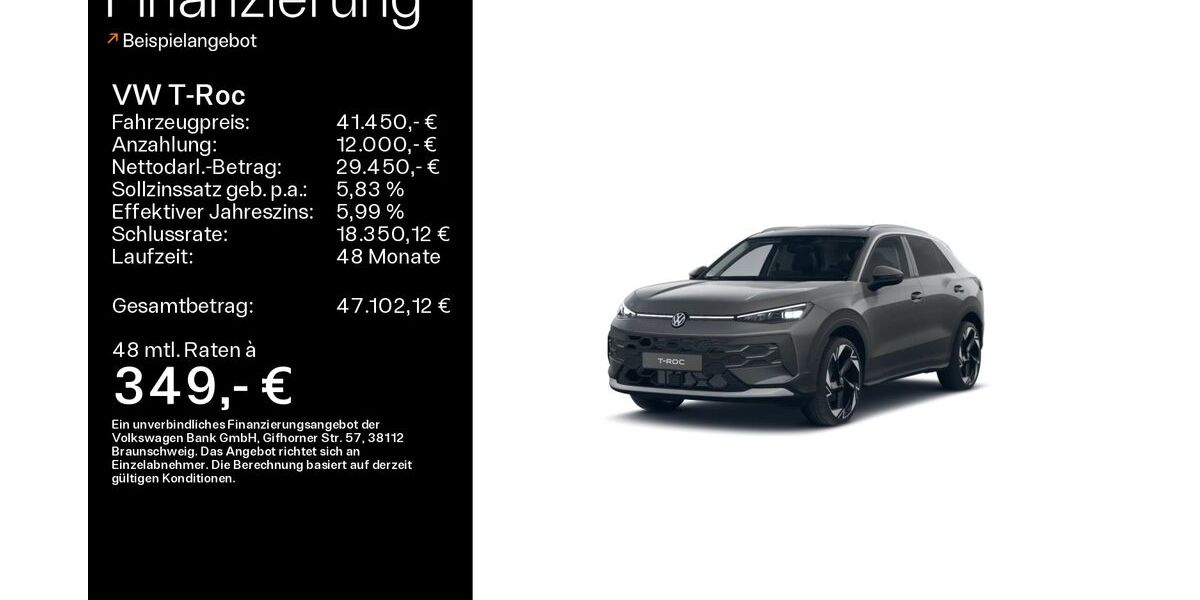 VW T-Roc 2.900 km 41.250 &euro; Mühlheim 63165