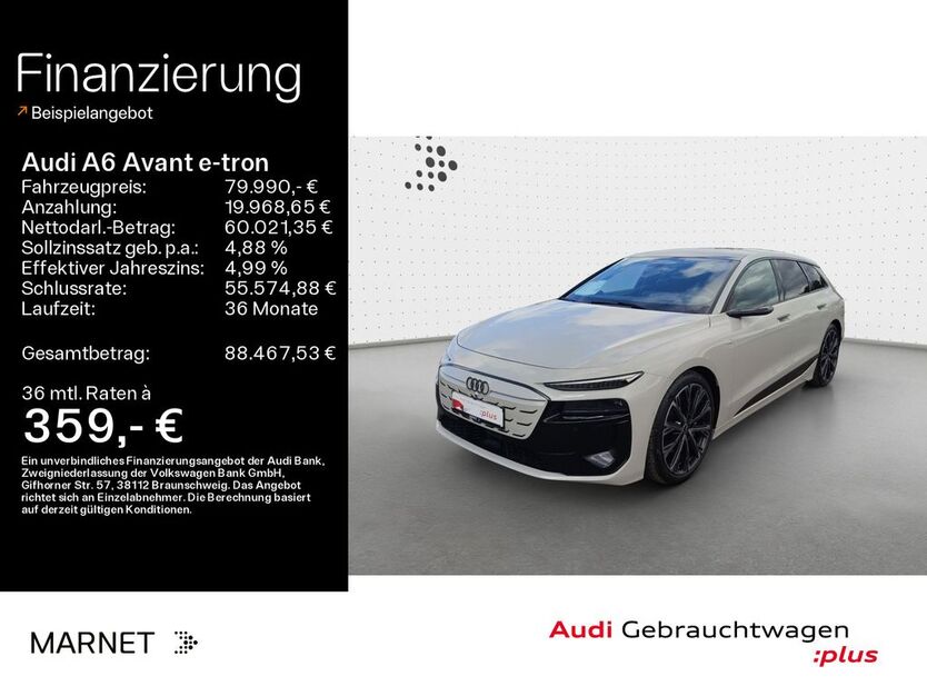 Audi A6 e-tron 8.424 km 79.990 € Bad Nauheim 61231