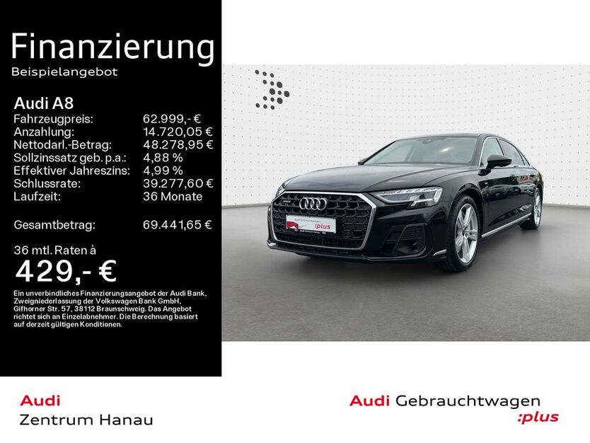 Audi A8 74.700 km 62.999 € Hanau 63452
