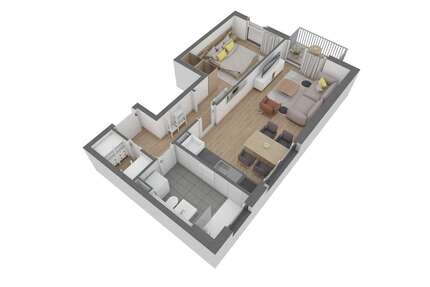 Wohnung Offenbach am Main Bürgel - 2 Zimmer, 50 m&sup2;, 299.510&euro; | Angebot:26835208