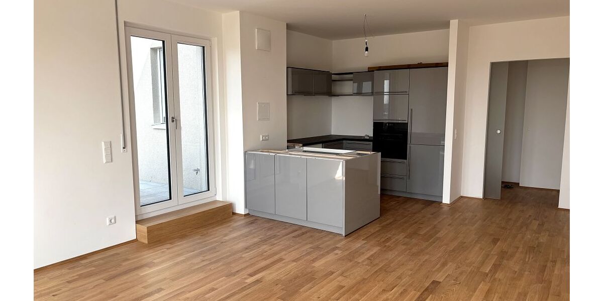 Helligkeit & Eichenholz: Barrierefreie 3-Zimmer-Wohnung mit West-Dachterrasse & Fernblick. - 3- Darmstadt Darmstadt/Vororte | Angebot:26221652