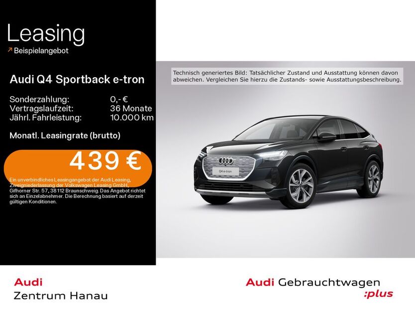 Audi Q4 e-tron 7.400 km 48.599 € Hanau 63452
