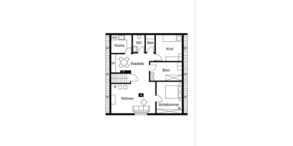 Dachgeschoßwohnung Kelkheim (Taunus) - 4.5 Zimmer, 96 m&sup2;, 300.000&euro; | Angebot:27298244