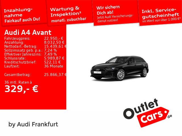 Audi A4 45.611 km 22.950 &euro; Frankfurt am Main 60326