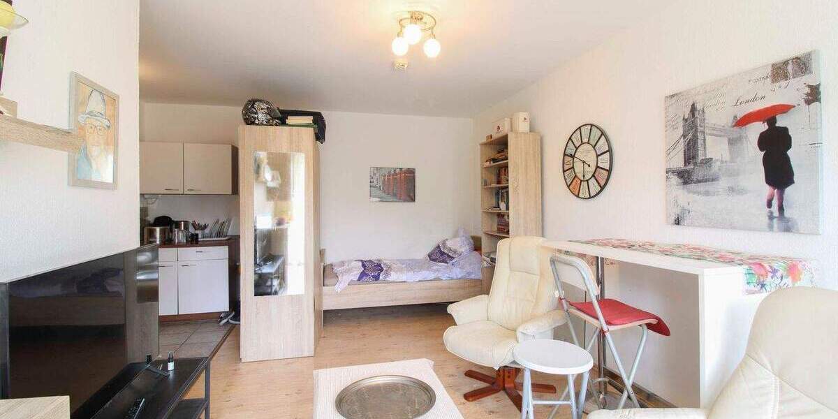 Attraktive Investitionsmöglichkeit: Vermietete, gepflegte 1-Zi.-Whg. mit Balkon in Rodgau 1 zimmer