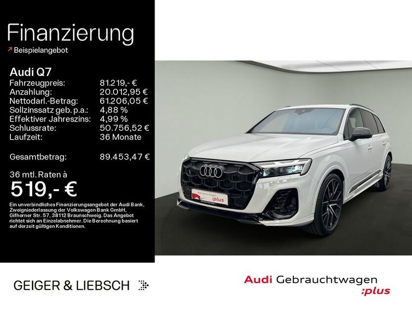 Audi Q7 19.743 km 81.219 € Linsengericht 63589