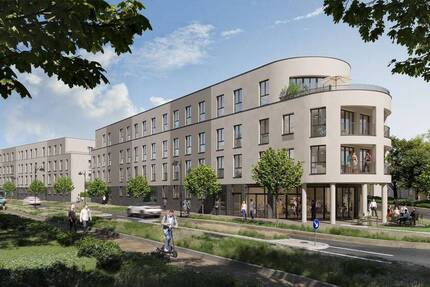 NEUBAU ERSTBEZUG - stillvoll wohnen mit 3 Zimmern,2 Bäder,87 m² Wohnfläche mit Balkon 3 zimmer