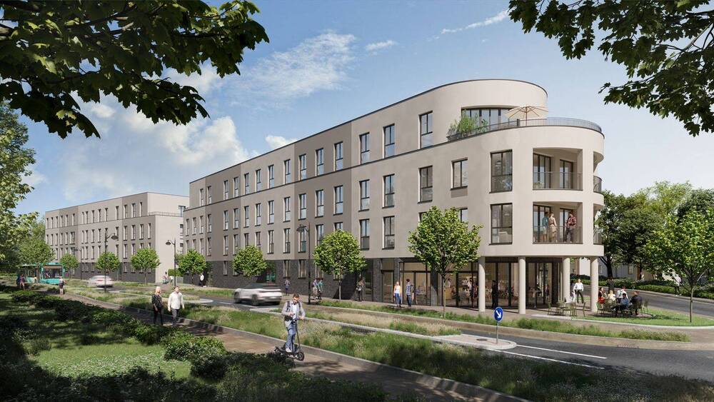 NEUBAU ERSTBEZUG - stillvoll wohnen mit 3 Zimmern,2 Bäder,87 m² Wohnfläche mit Balkon 3 zimmer