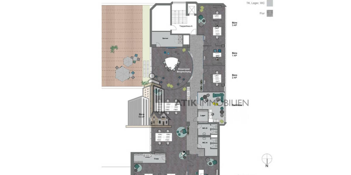 ATIK: Attraktive Büroflächen mit Dachterrassen und Loft-Ambiente in Dreieich - Gewerbeobjekt Dreieich Sprendlingen | Angebot:26267172