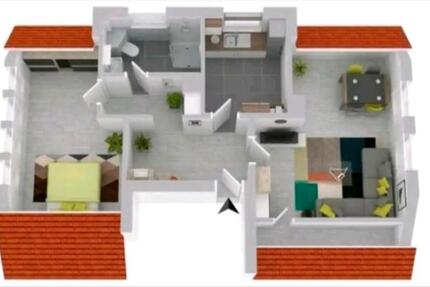 Wohnung Rüsselsheim am Main - 2 Zimmer, 51 m&sup2;, 222.000&euro; | Angebot:25141613
