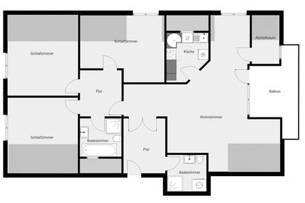 Geräumige 4-Zimmer-Dachgeschosswohnung in Schöneck-Oberdorfelden 4 zimmer