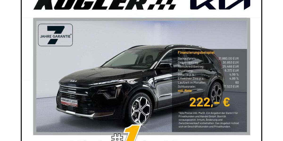 Kia Niro 32.959 km 31.860 &euro; Rosbach | Frankfurt Nord 61191