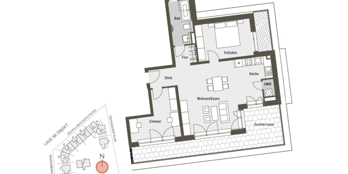 Einfamilienhaus Darmstadt - 3 Zimmer, 99 m&sup2;, 1.790&euro; | Angebot:25127066
