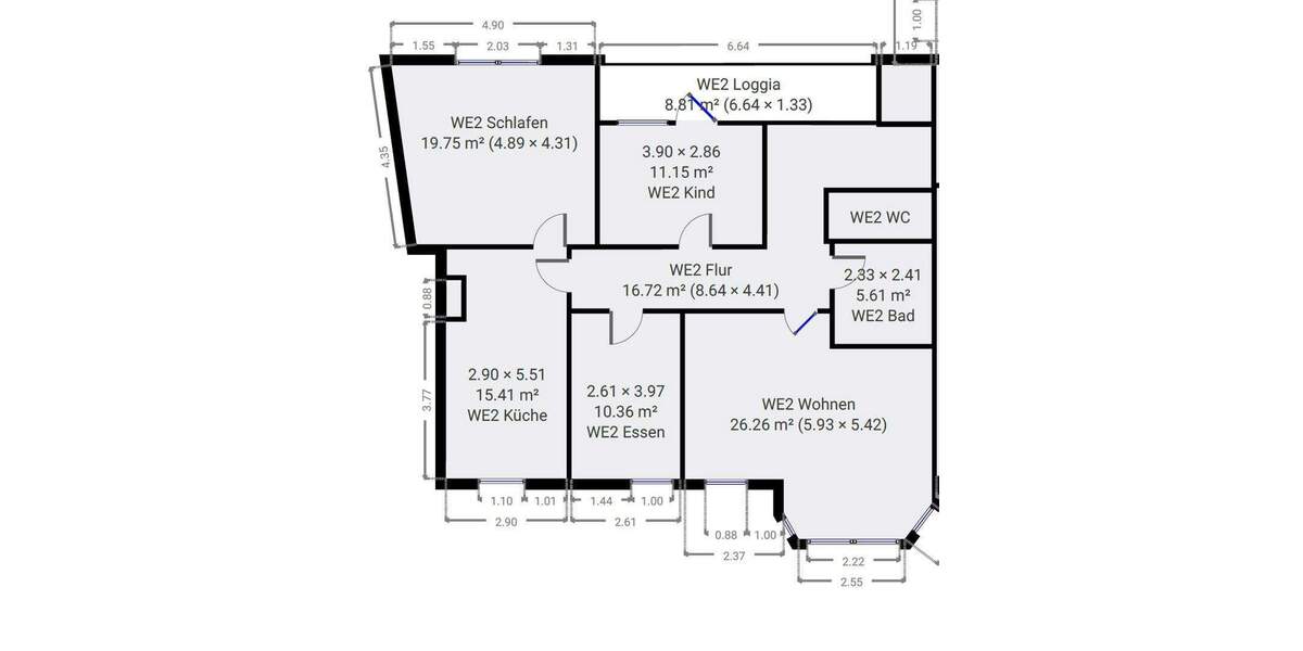Praktische 3-4 und 7- Zi Wohnungen mit Balkon in Schöneck Büdesheim 4 zimmer