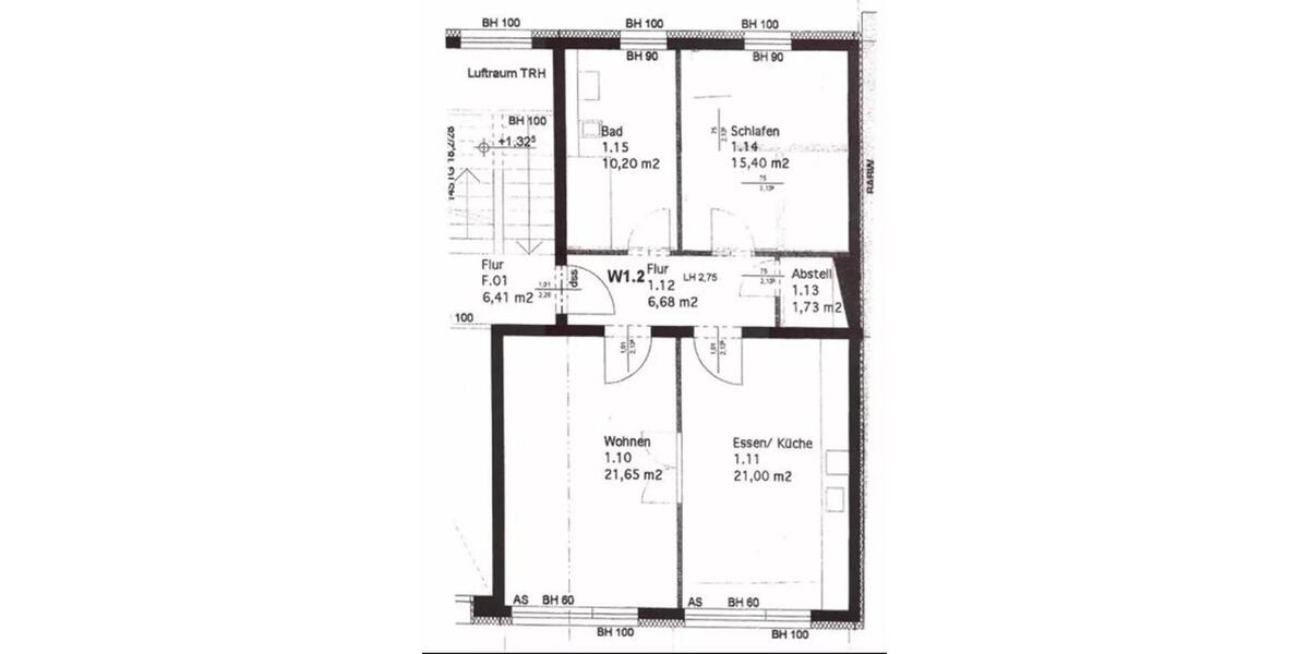 Etagenwohnung Offenbach am Main Hafen - 3 Zimmer, 79 m&sup2;, 1.980&euro; | Angebot:26207343