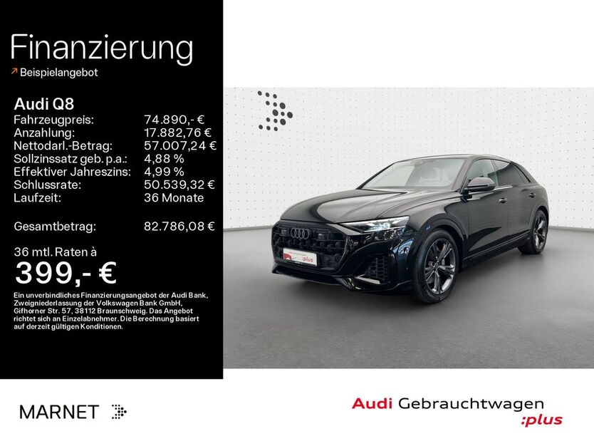 Audi Q8 27.278 km 74.890 € Bad Nauheim 61231