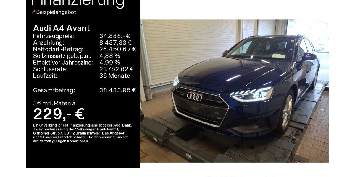 Audi A4 38.300 km 34.488 &euro; Mühlheim 63165