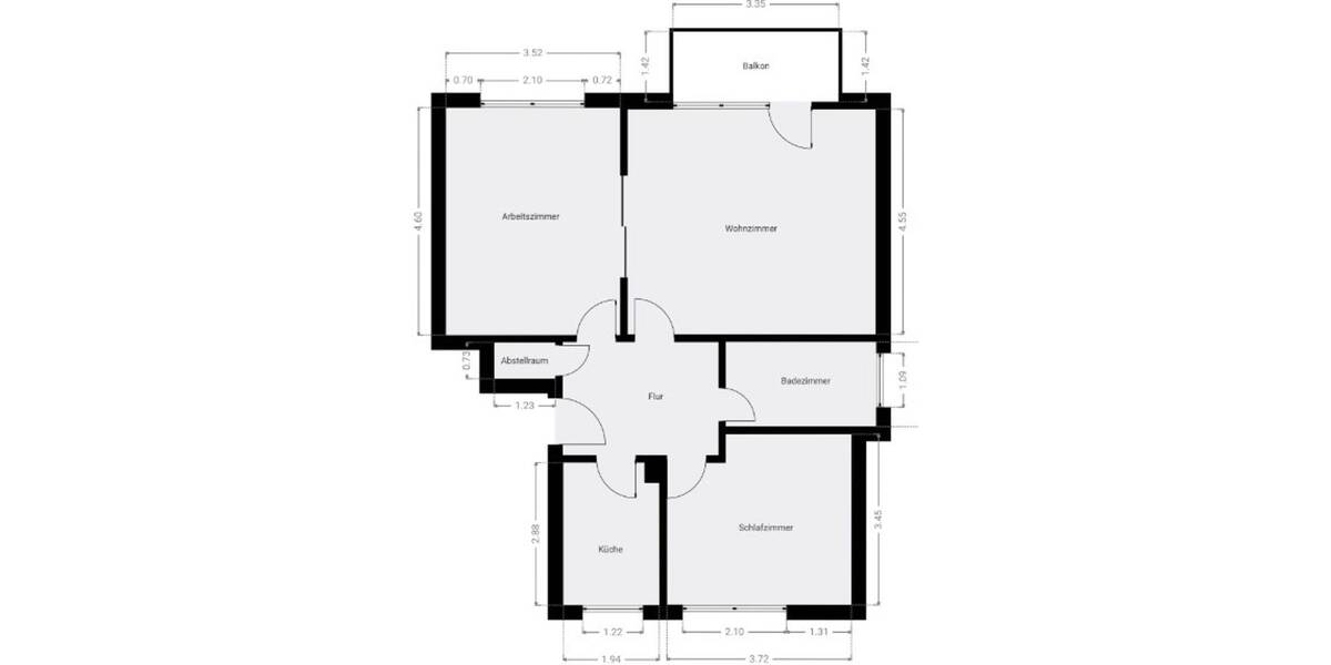 Etagenwohnung Mühlheim am Main Mühlheim - 3 Zimmer, 72 m&sup2;, 249.900&euro; | Angebot:26117859