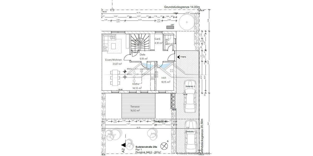 Doppelhaushälfte Wöllstadt - 6 Zimmer, 194 m&sup2;, 2.300&euro; | Angebot:26167919