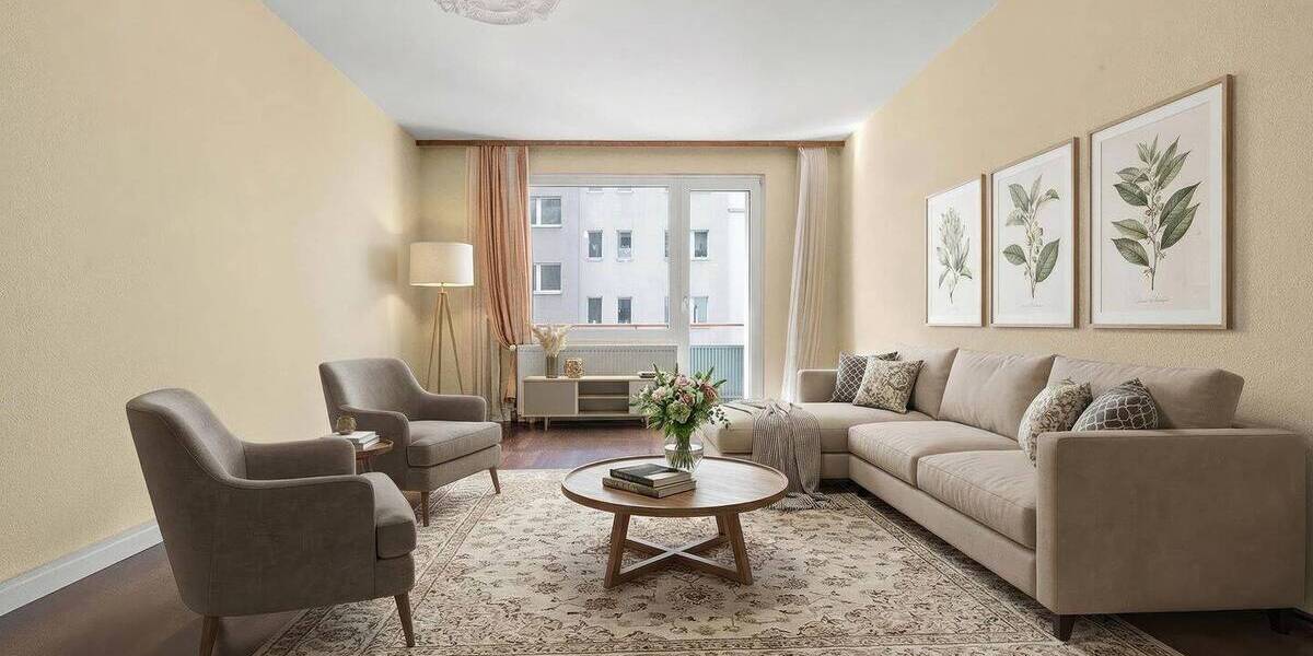 Etagenwohnung Frankfurt am Main Nordend-Ost - 2 Zimmer, 56 m&sup2;, 319.000&euro; | Angebot:26128231