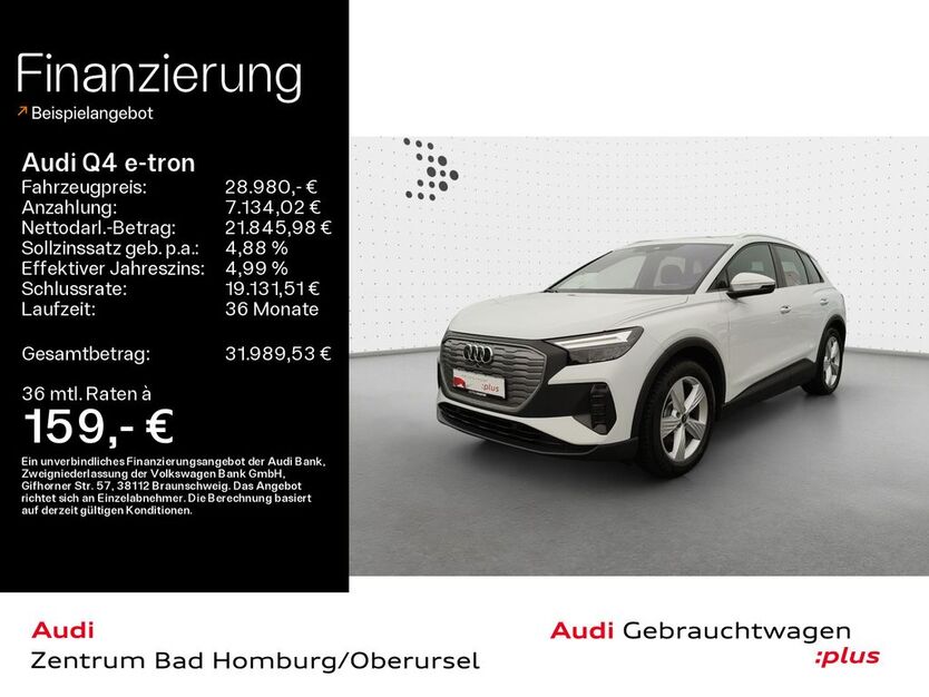 Audi Q4 e-tron 38.206 km 28.980 € Oberursel 61440