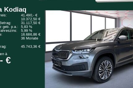 Skoda Kodiaq 25.500 km 41.490 &euro; Rödermark 63322