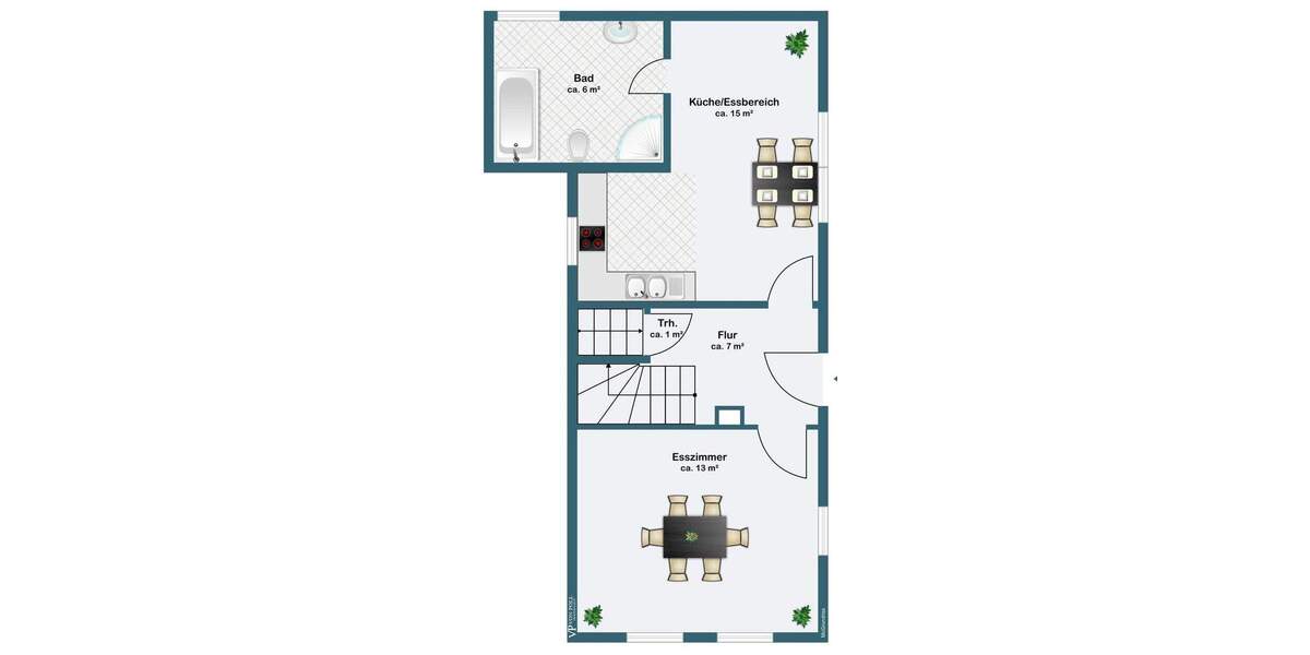 Einfamilienhaus Frankfurt am Main Nieder-Eschbach - 5 Zimmer, 96 m&sup2;, 398.000&euro; | Angebot:24594089