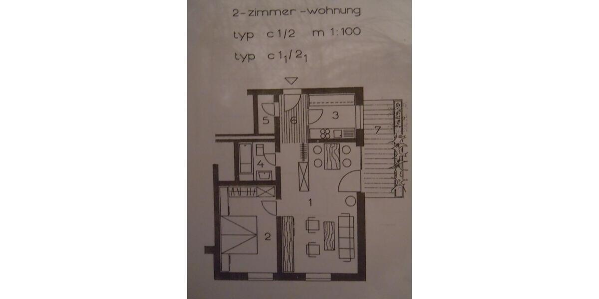 Etagenwohnung Aschaffenburg Damm - 2 Zimmer, 60 m&sup2;, 210.000&euro; | Angebot:25098583
