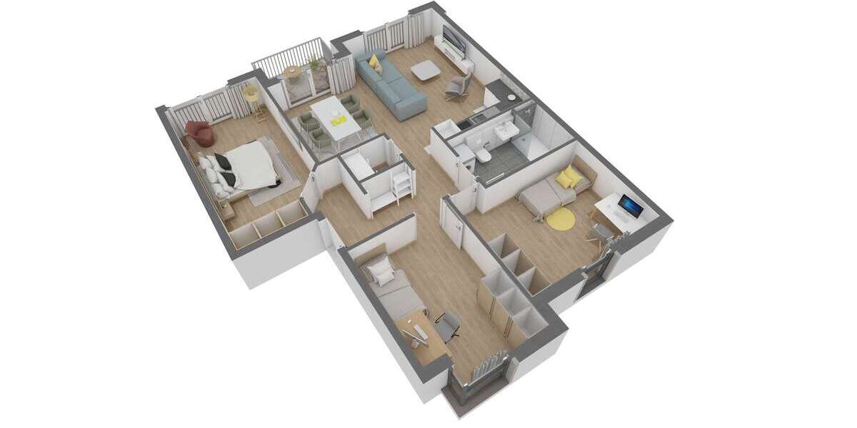 Etagenwohnung Offenbach am Main Bürgel - 4.5 Zimmer, 91 m&sup2;, 505.410&euro; | Angebot:26835198
