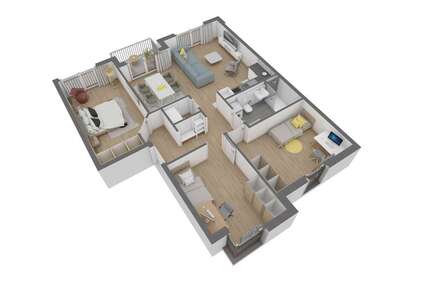 Wohnung Offenbach am Main Bürgel - 4.5 Zimmer, 91 m&sup2;, 505.410&euro; | Angebot:26835198