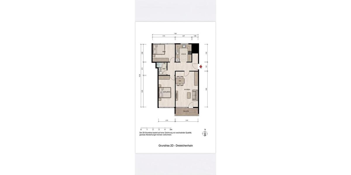 Erdgeschoßwohnung Dreieich - 3 Zimmer, 69 m&sup2;, 320.000&euro; | Angebot:27256536