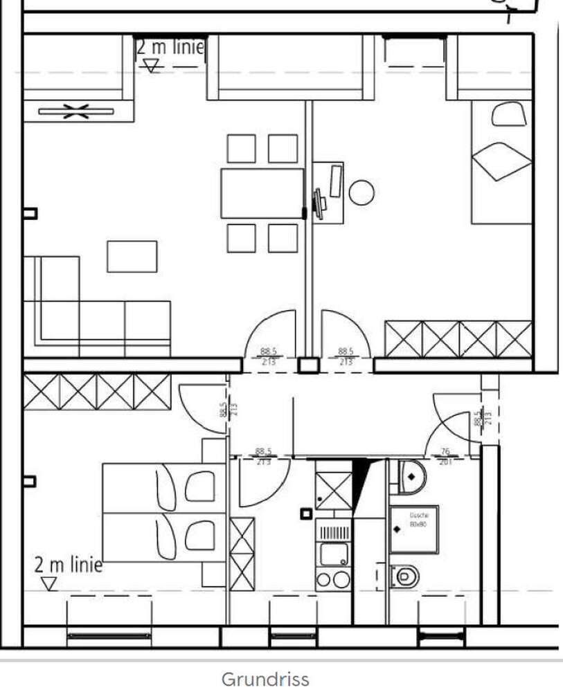 Wohnung zum Mieten in Frankfurt am Main 1.575 € 62.73 m²