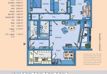 4 12-Zimmer-Wohnung mit 100qm und herrlichem Ausblick