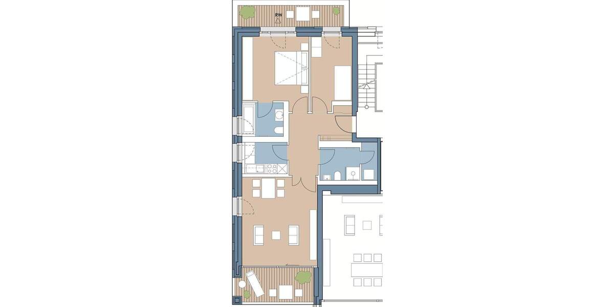 Etagenwohnung Frankfurt am Main Altstadt - 3 Zimmer, 88 m&sup2; | Angebot:25737567