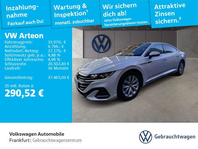 VW Arteon 69.638 km 31.850 &euro; Frankfurt 60326