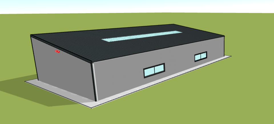 Neubau-Gewerbehalle ab Februar 2027 Erstbezug zimmer