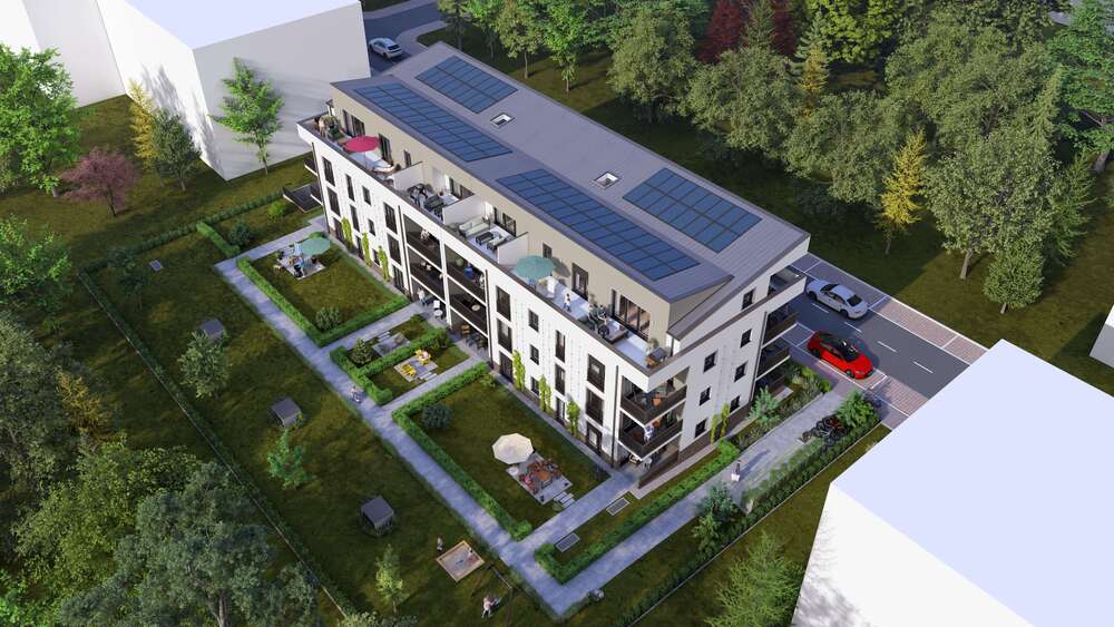 Etagenwohnung Offenbach Waldhof - 2 Zimmer, 52 m&sup2;, 319.710&euro; | Angebot:23861268