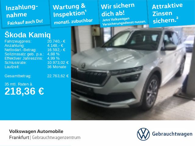 Skoda Kamiq 71.045 km 20.740 € Frankfurt 60326