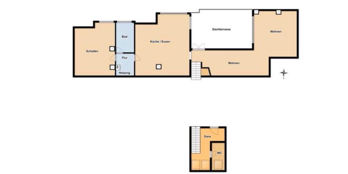 Einfamilienhaus Darmstadt Darmstadt-Nord - 2 Zimmer, 104 m&sup2;, 1.760&euro; | Angebot:26652221