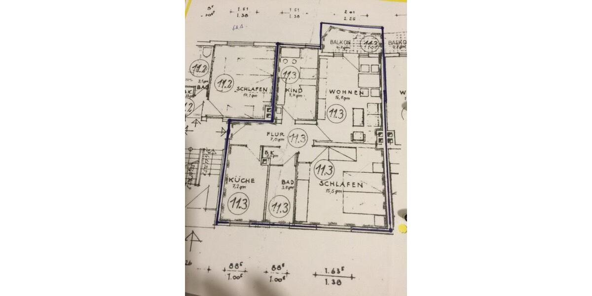 Erdgeschoßwohnung Frankfurt am Main Eschersheim - 3 Zimmer, 65 m&sup2;, 308.000&euro; | Angebot:26109220