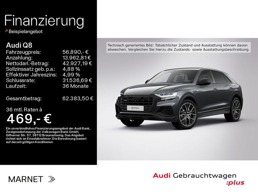 Audi Q8 99.893 km 56.890 € Bad Nauheim 61231