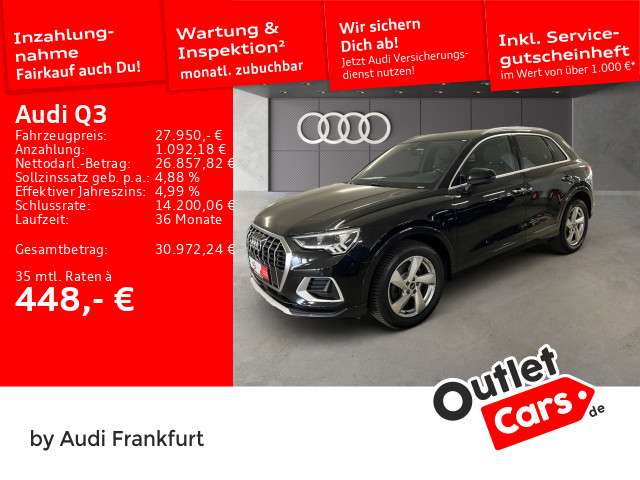 Audi Q3 102.057 km 27.950 &euro; Frankfurt am Main 60314