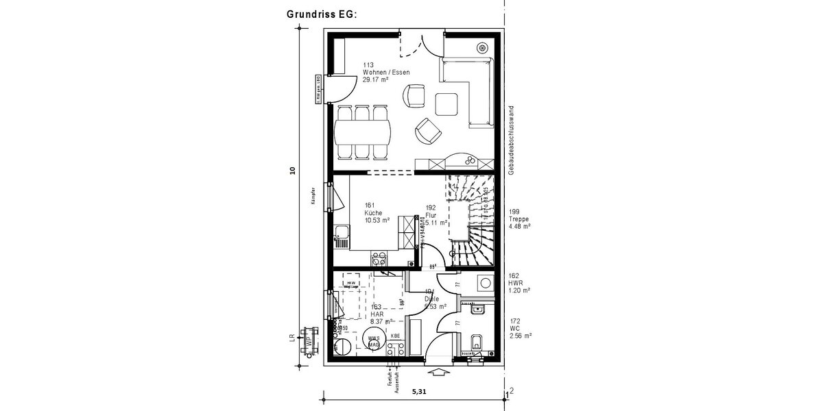 Ihr projektiertes Reihenendhaus in Heusenstamm - Individuell geplant, Malerfertig inkl Grundstück - Reihenendhaus Heusenstamm | Angebot:27340974