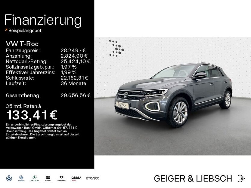 VW T-Roc 20.200 km 28.249 € Linsengericht 63589