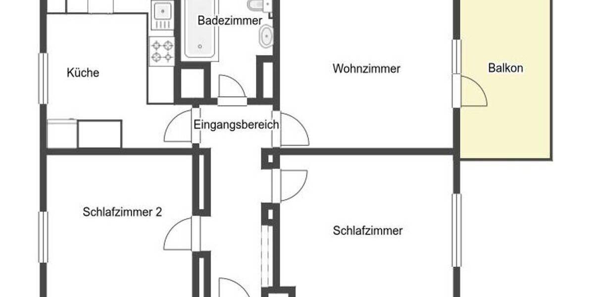 Etagenwohnung Rüsselsheim am Main Rüsselsheim - 3 Zimmer, 70 m&sup2;, 172.500&euro; | Angebot:26259218