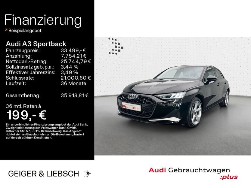 Audi A3 17.923 km 33.499 € Linsengericht 63589