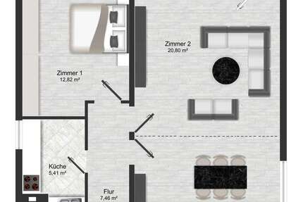 Wohnung Frankfurt am Main Bockenheim - 3 Zimmer, 68 m&sup2;, 493.000&euro; | Angebot:27126108