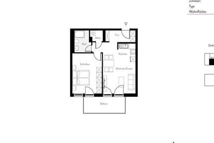 Wohnung Langen (Hessen) - 2 Zimmer, 58 m&sup2;, 935&euro; | Angebot:26235183