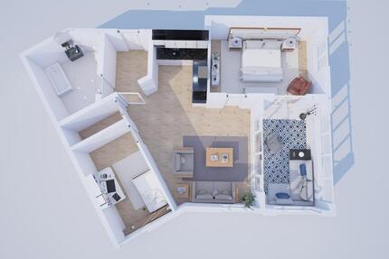 Erstbezug! Barrierefreie Neubauwohnung mit Loggia & (TG-Stellplatz) in Darmstadt-Mitte 3 zimmer